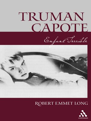 cover image of Truman Capote Enfant Terrible